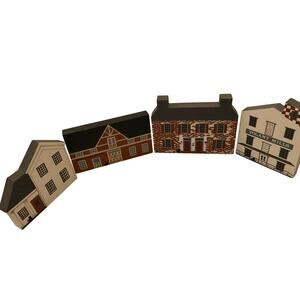 Cat’s Meow Village 1986 Fall Series Lot of 4  Buildings